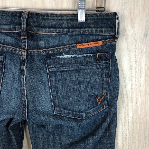 Citizens of Humanity Traveler #022 Double Dark Wash Fly Pant Low Rise Jeans 29 - Picture 10 of 14